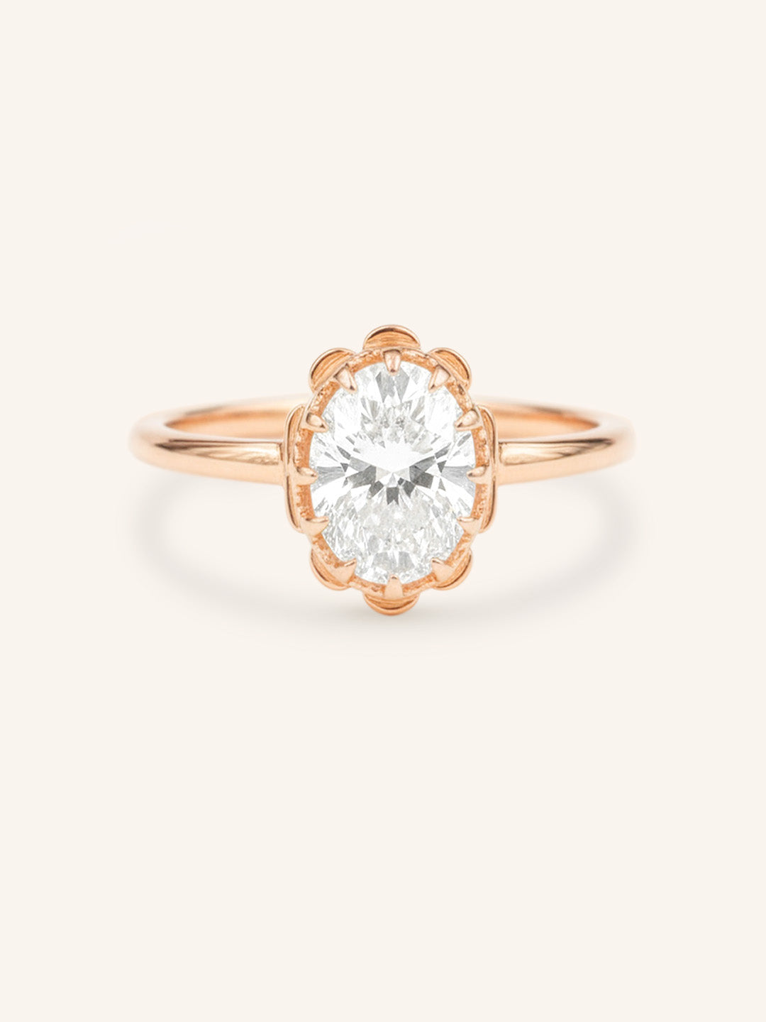 Jenner Oval Diamond Solitaire Engagement Ring