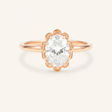 Jenner Oval Diamond Solitaire Engagement Ring