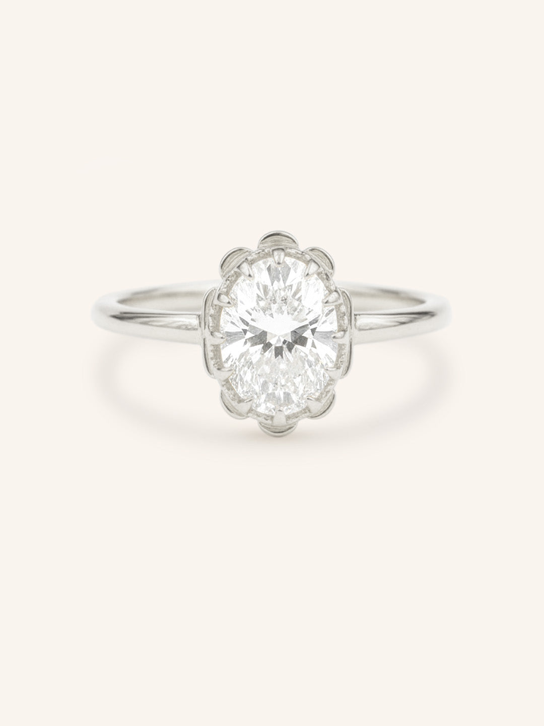 Jenner Oval Diamond Solitaire Engagement Ring