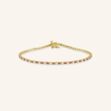 Lyra Ruby Diamond Bracelet