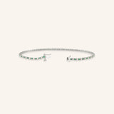 Lyra Emerald Diamond Bracelet