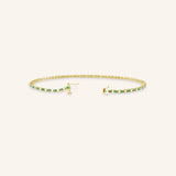 Lyra Emerald Diamond Bracelet