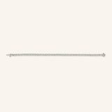 4.25mm Gold Link Diamond Chain Bracelet