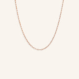 Gold Paperclip Necklace