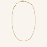 Gold Paperclip Necklace