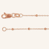Sophia Cable Chain Bead Necklace