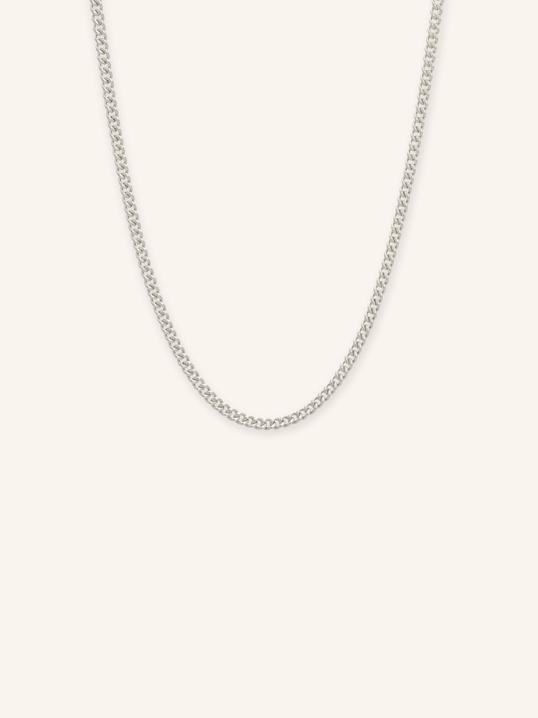 2.35mm Gold Curb Chain Necklace