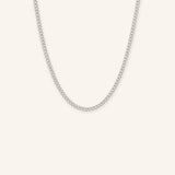 2.35mm Gold Curb Chain Necklace