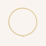 4mm Gold Panther Chain Necklace