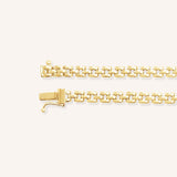 4mm Gold Panther Chain Necklace
