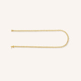 4mm Gold Panther Chain Necklace