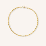 1.5mm Rope Chain Bracelet