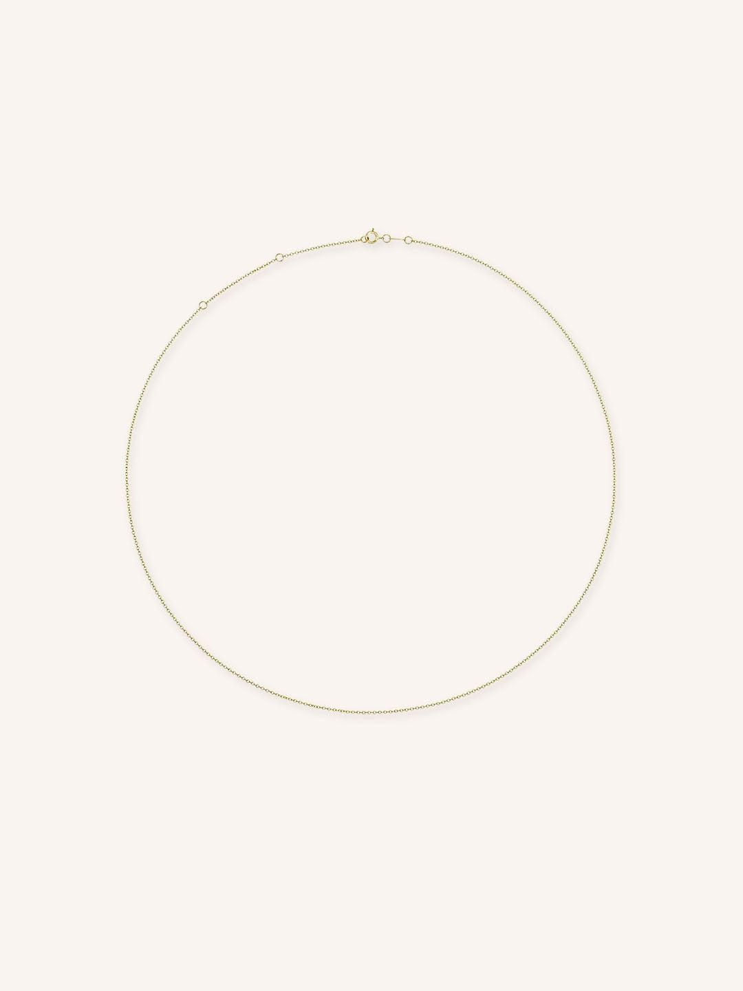1.0mm Minimal Cable Chain Necklace