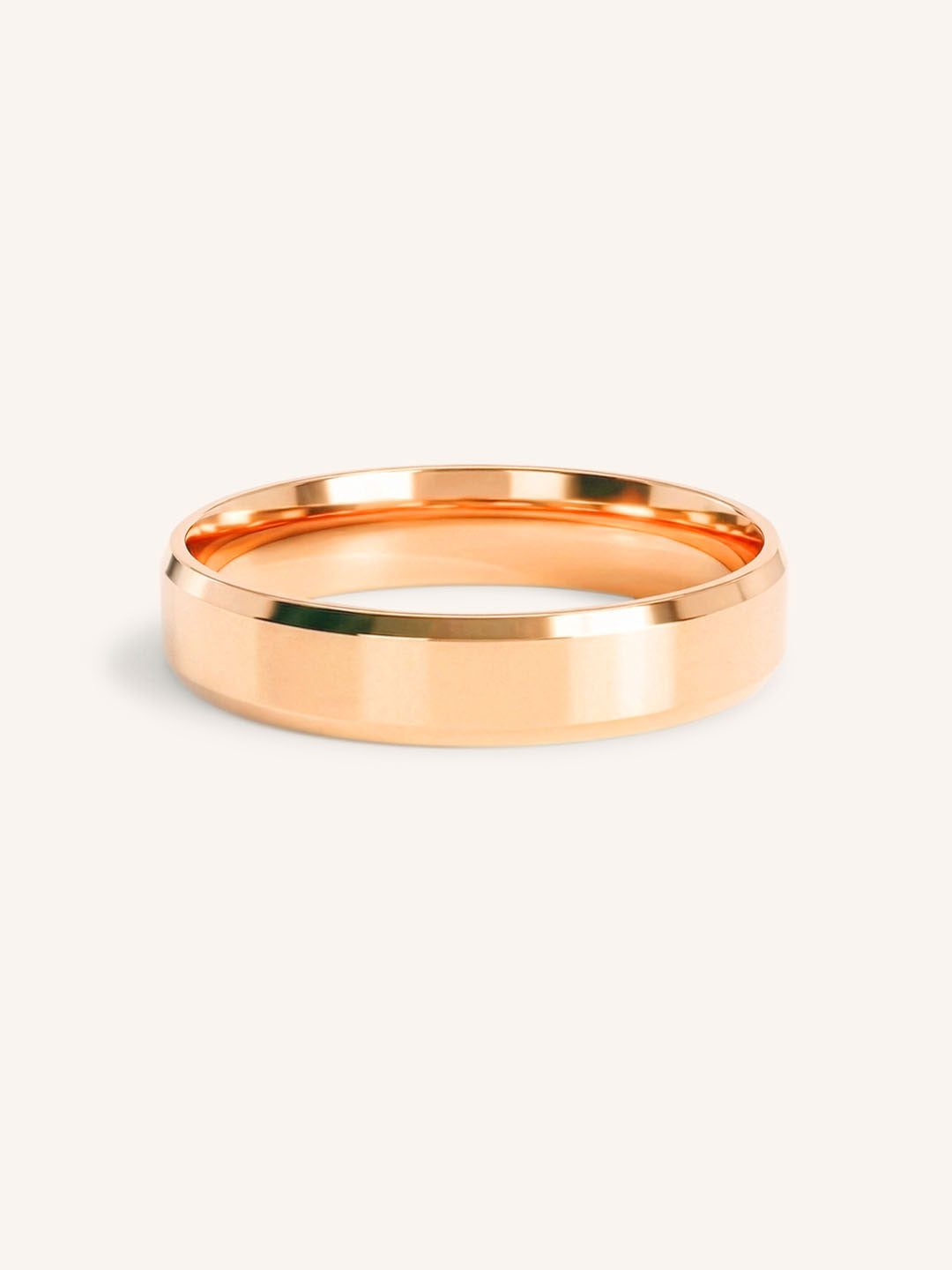 4MM Beveled Edge Flat Band