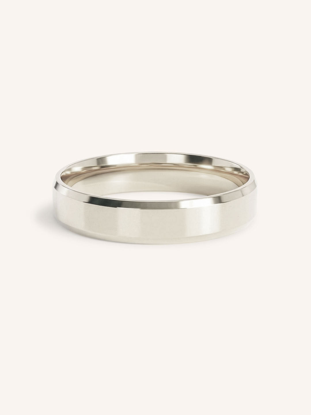 4MM Beveled Edge Flat Band