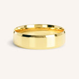 6MM Beveled Edge Flat Band