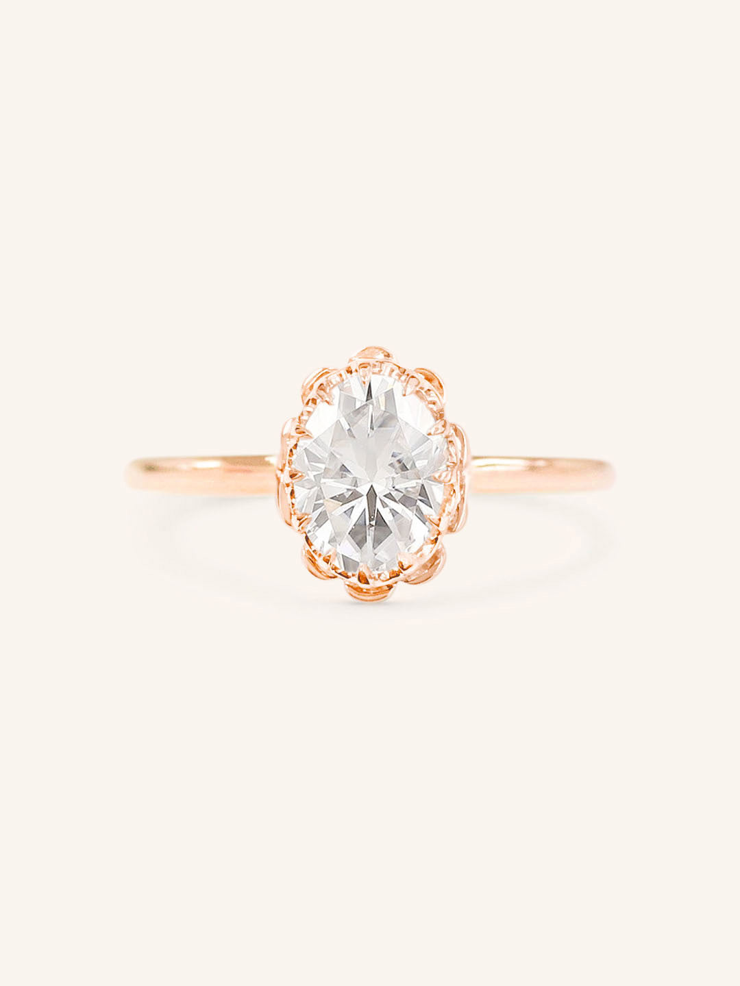 Jenner Oval Diamond Solitaire Engagement Ring