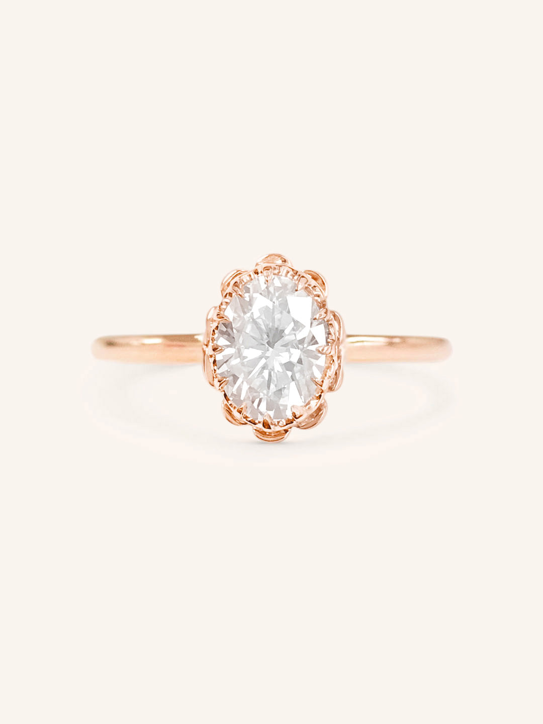 Jenner Oval Diamond Solitaire Engagement Ring