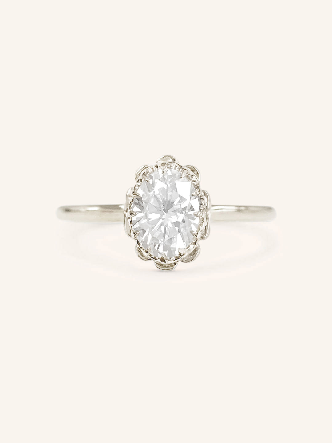 Jenner Oval Diamond Solitaire Engagement Ring