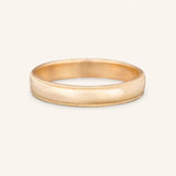 Half Round Milgrain Wedding Band 4MM