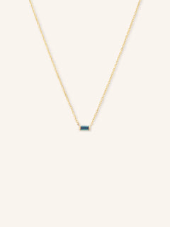 GEMMA Baguette Alexandrite Necklace