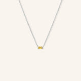 GEMMA Baguette Citrine Necklace