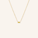 GEMMA Baguette Citrine Necklace