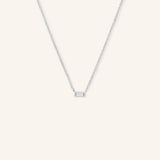 GEMMA Baguette Moissanite Necklace