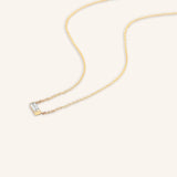 GEMMA Baguette Moissanite Necklace