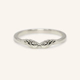 Addison Angel Wings Stackable Ring