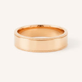 Alburn 6MM Rope Edge Flat Band