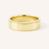 Alburn 6MM Rope Edge Flat Band