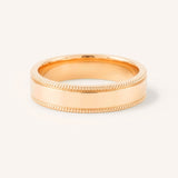 Alburn 4MM Rope Edge Flat Band