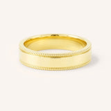 Alburn 4MM Rope Edge Flat Band