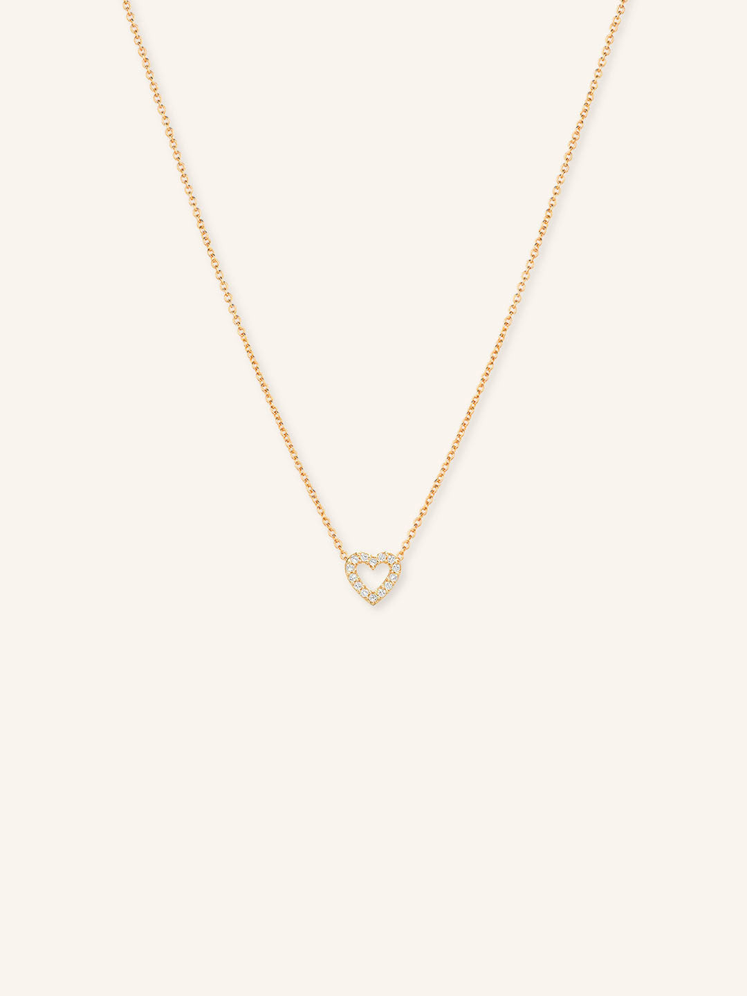 Winona Heart Diamond Necklace