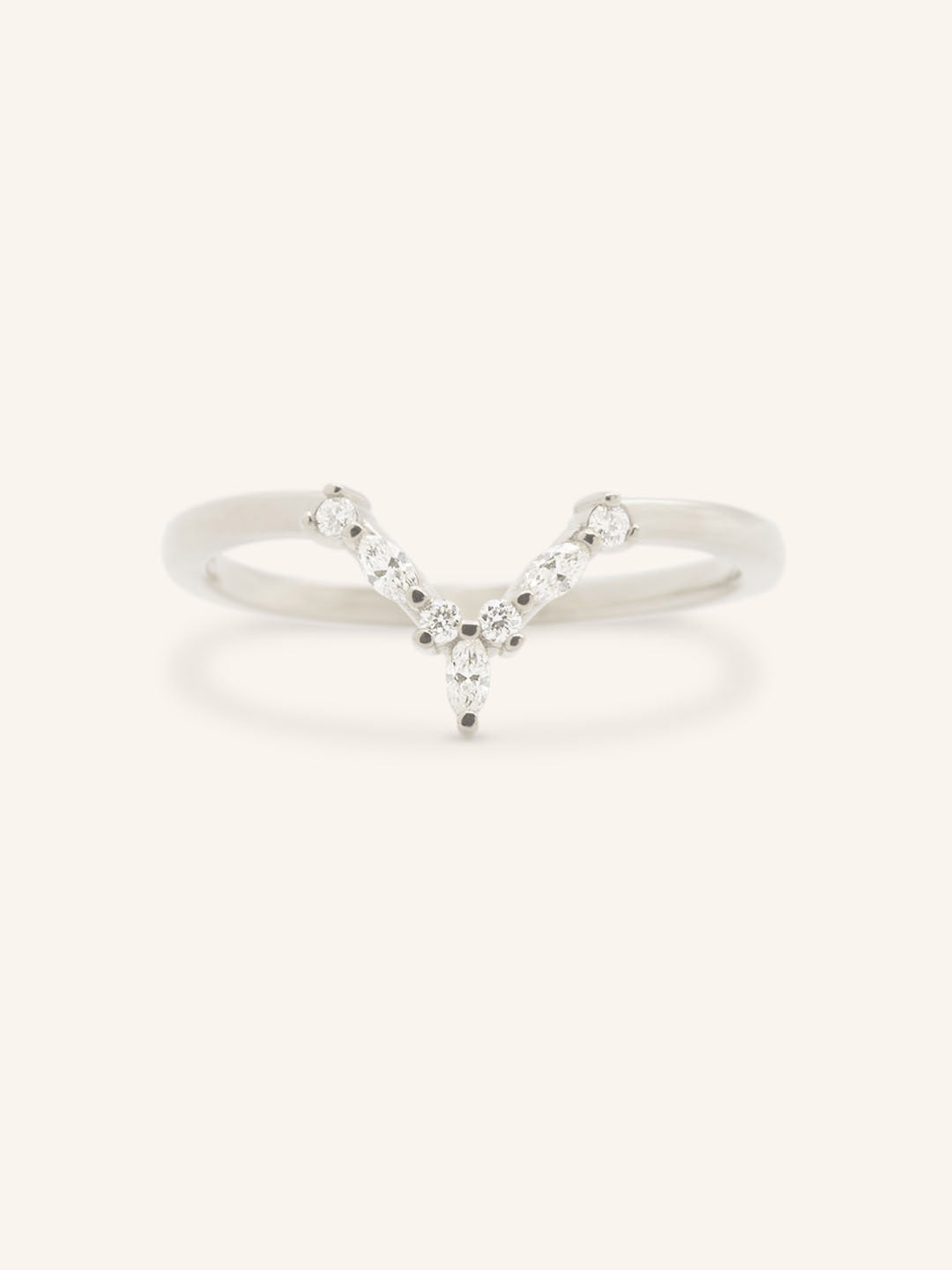 Taylor Curved Diamond Wedding Band